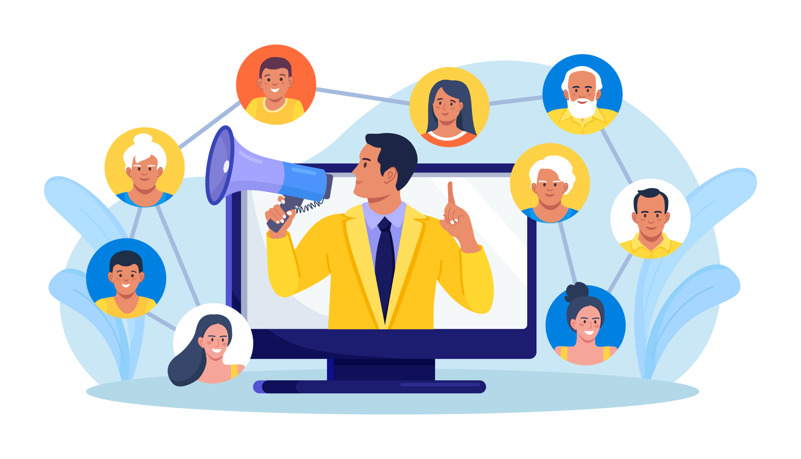 online shopping deals illustration, best deals and offers online, discount offers website banner