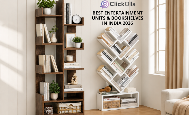 Best Entertainment Units & Bookshelves in India 2026