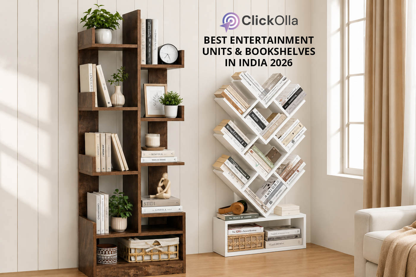 Best Entertainment Units & Bookshelves in India 2026