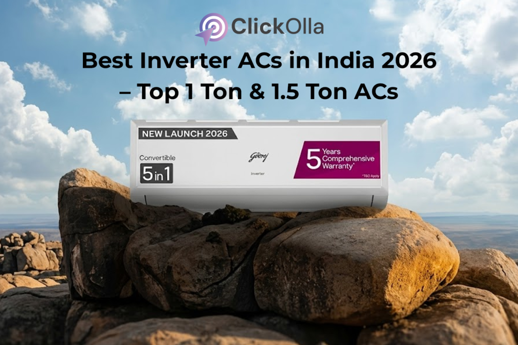 Best Inverter ACs in India 2026 – Top 1 Ton & 1.5 Ton ACs