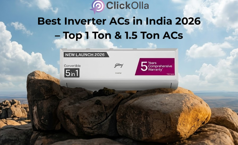 Best Inverter ACs in India 2026 – Top 1 Ton & 1.5 Ton ACs