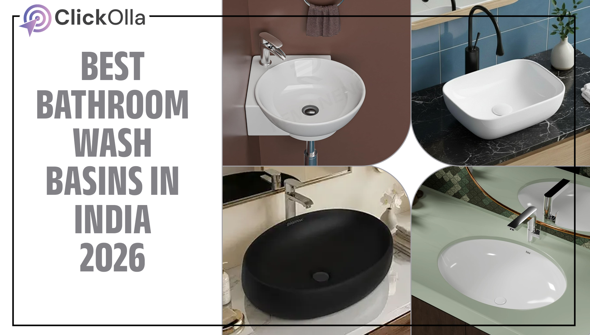 Best Bathroom Wash Basins in India 2026