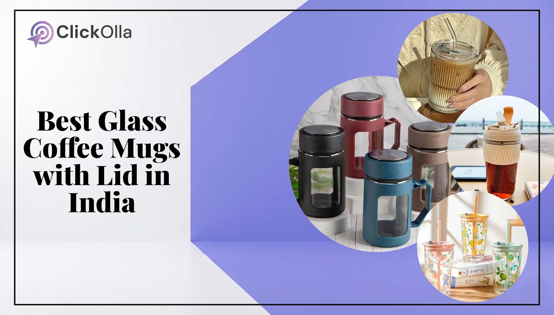 Best Glass Coffee Mugs with Lid in India