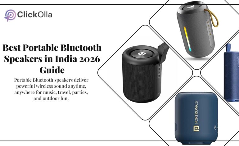 Best Portable Bluetooth Speakers in India 2026 Guide