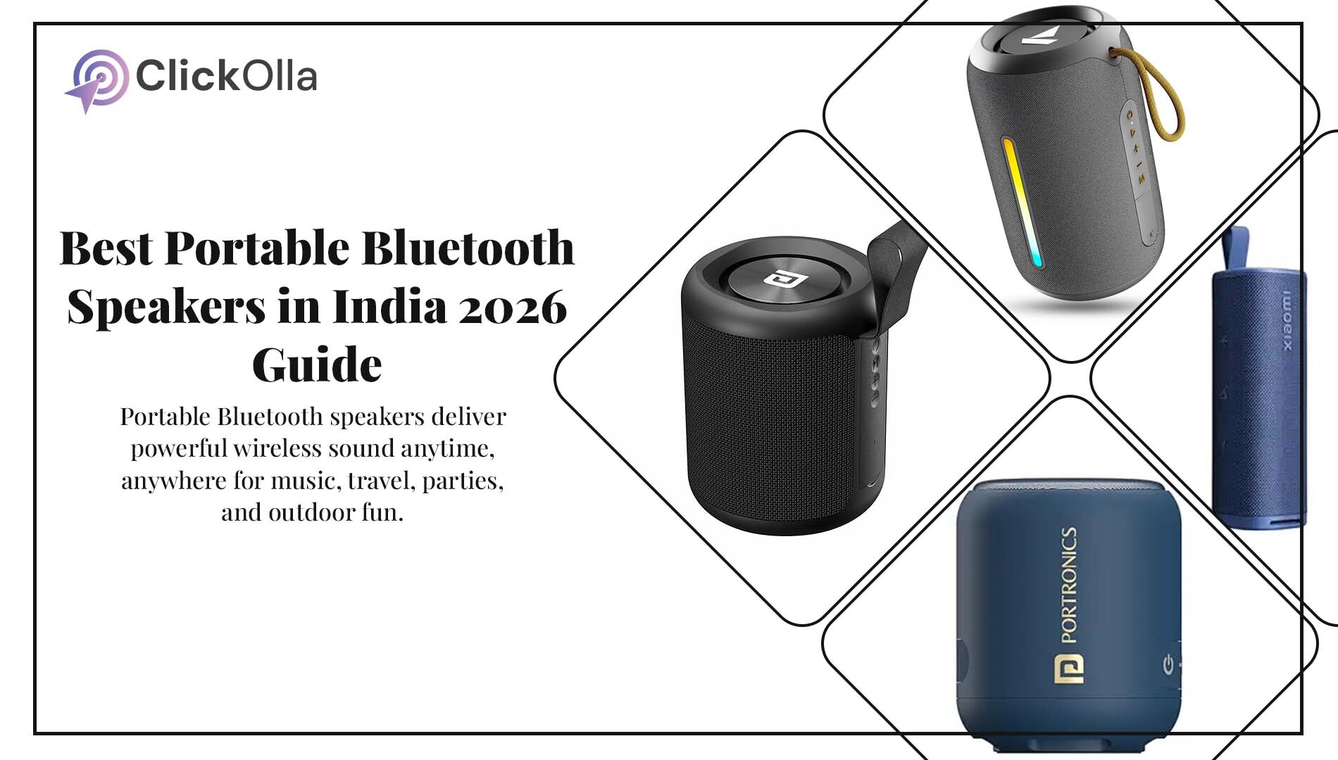 Best Portable Bluetooth Speakers in India 2026 Guide