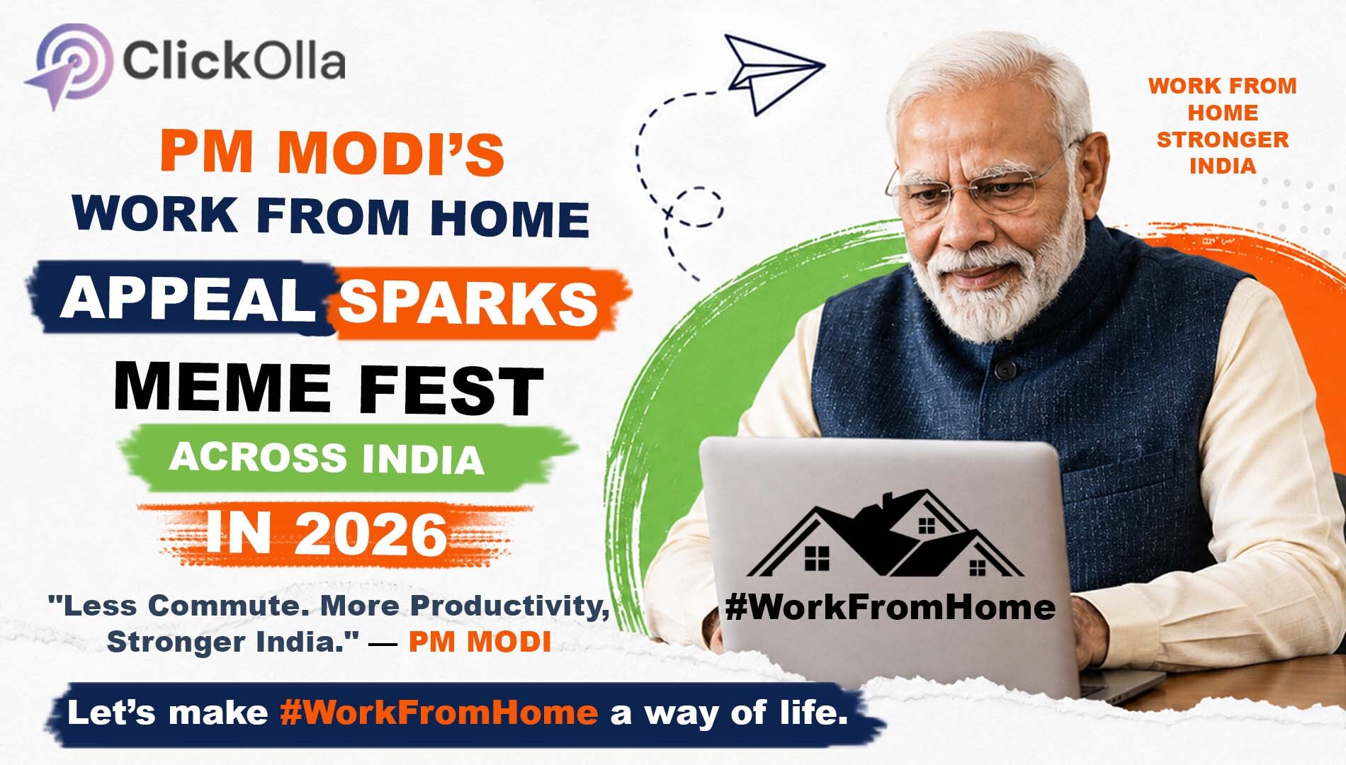 PM Modi Work From Home Appeal Sparks Meme Fest Across India in 2026