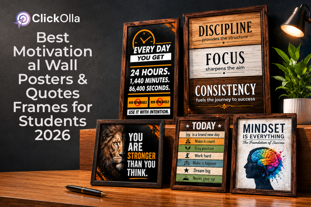 Best Motivational Wall Posters & Quotes Frames for Students 2026