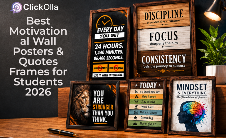 Best Motivational Wall Posters & Quotes Frames for Students 2026