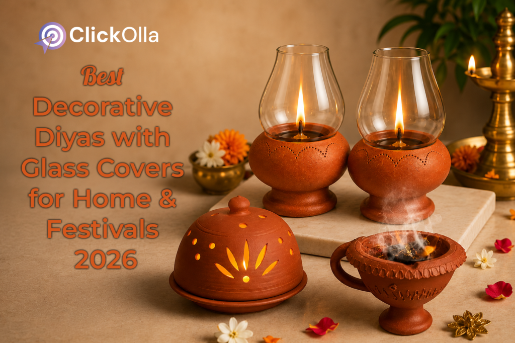 Best Decorative Diyas with Glass Covers for Home & Festivals 2026