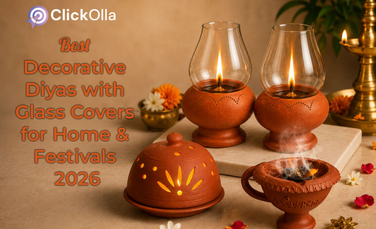 Best Decorative Diyas with Glass Covers for Home & Festivals 2026