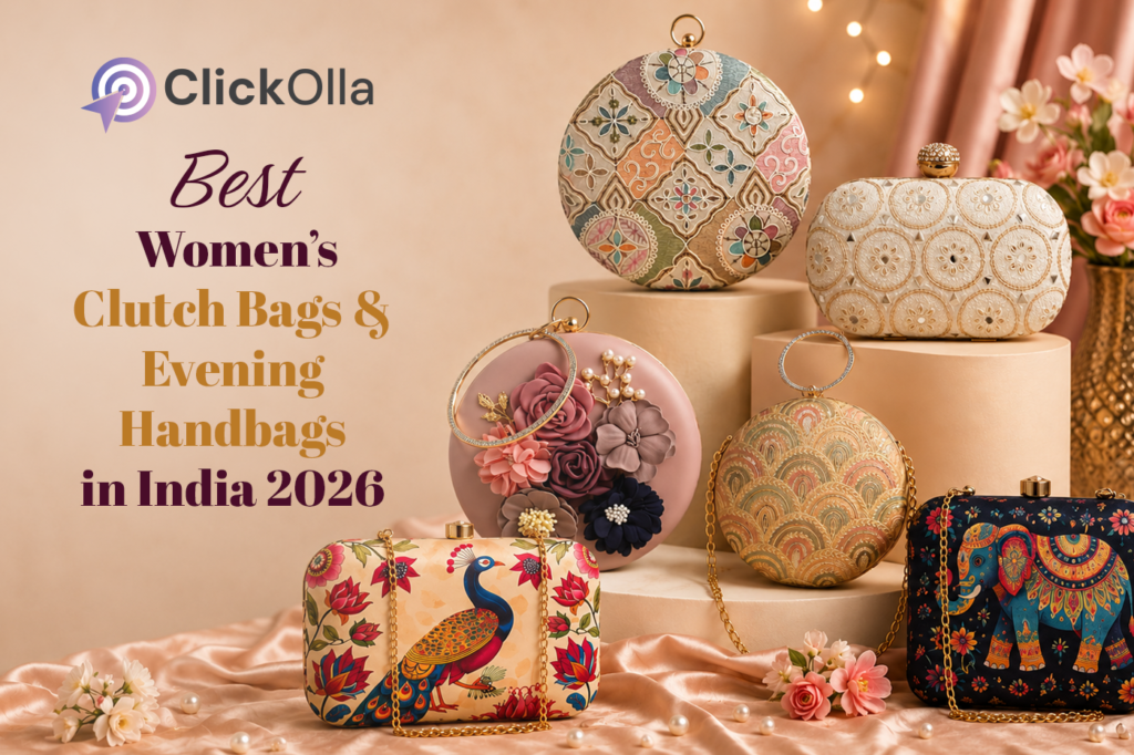 Best Women’s Clutch Bags & Evening Handbags in India 2026