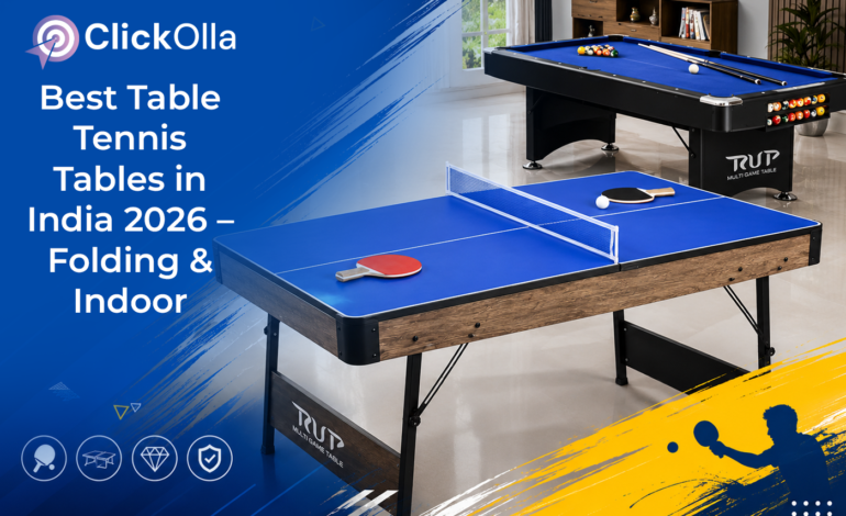Best Table Tennis Tables in India 2026 – Folding & Indoor