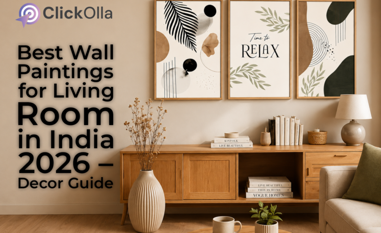 Best Wall Paintings for Living Room in India 2026 – Decor Guide
