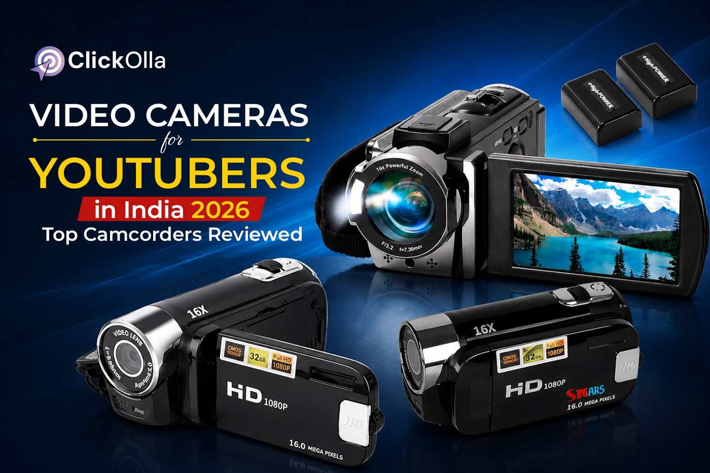 Best Video Cameras for YouTubers in India 2026 – Top Camcorders Reviewed