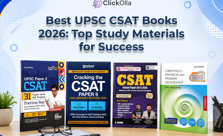 Best UPSC CSAT Books 2026: Top Study Materials for Success
