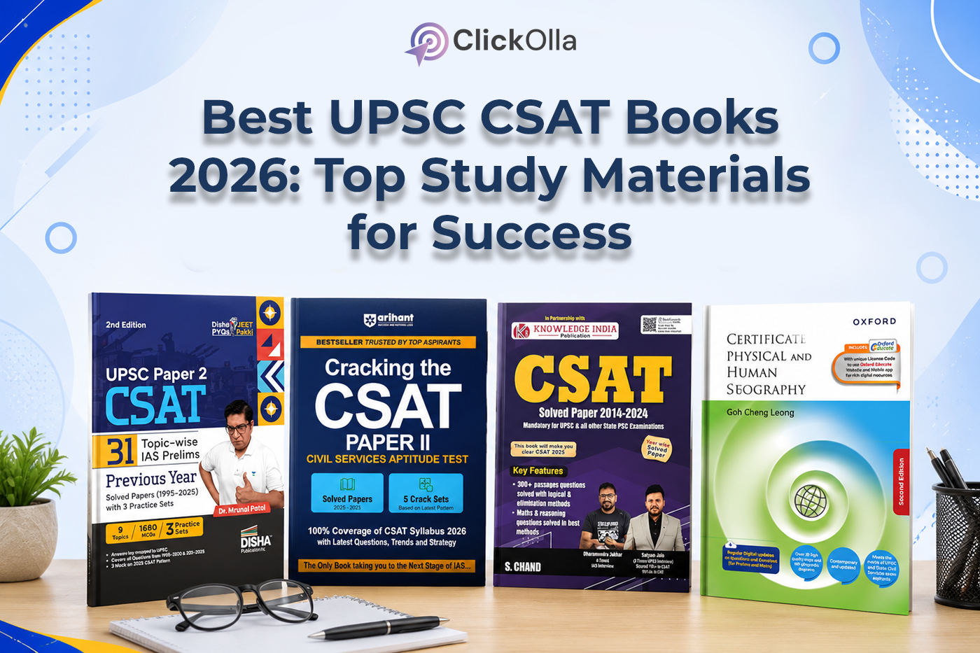Best UPSC CSAT Books 2026: Top Study Materials for Success