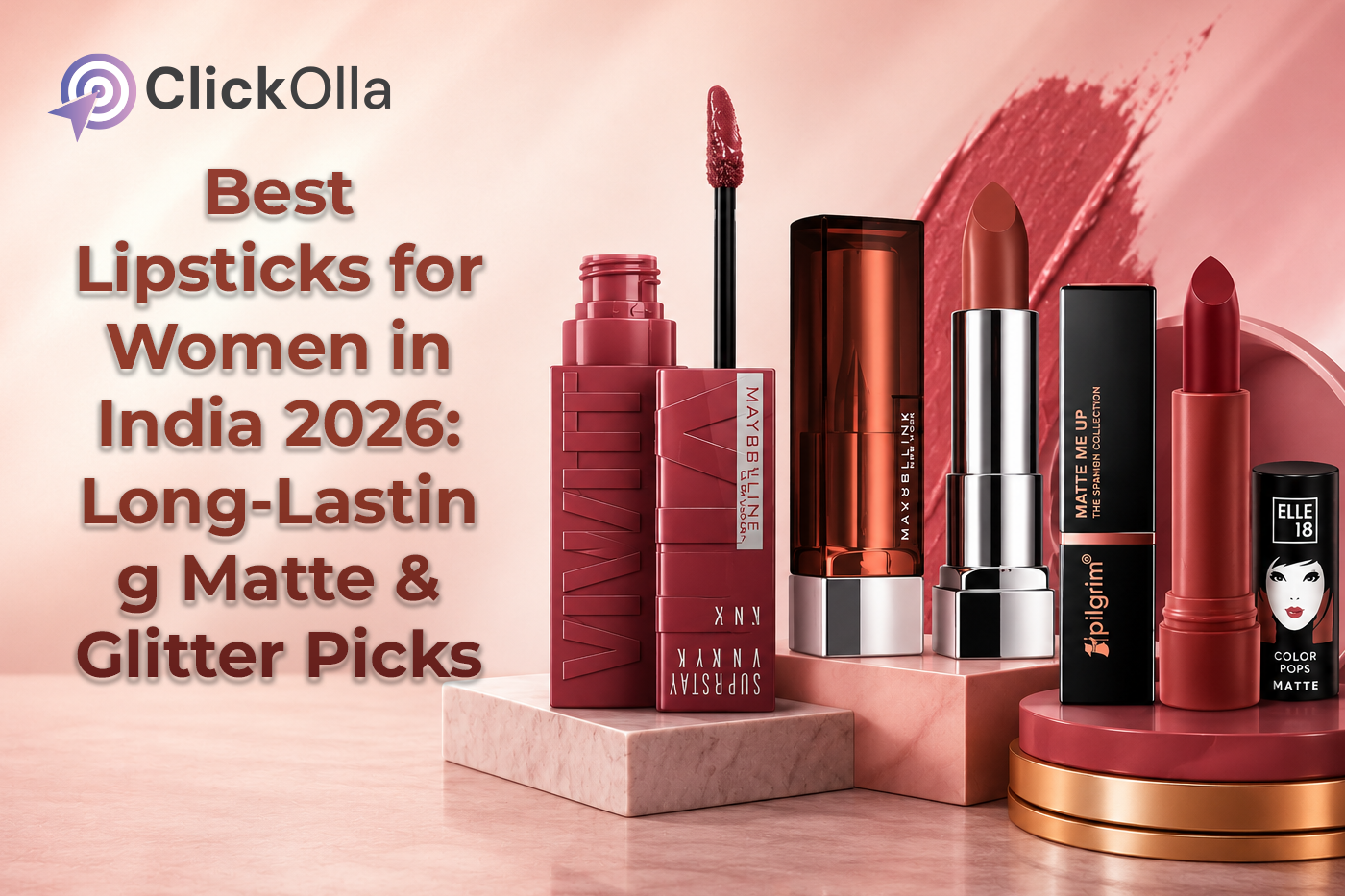 Best Lipsticks for Women in India 2026: Long-Lasting Matte & Glitter Picks