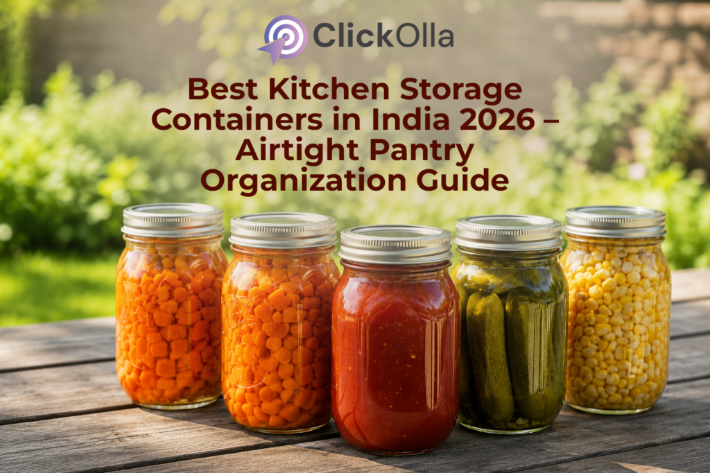 Best Kitchen Storage Containers in India 2026 – Airtight Pantry Organization Guide