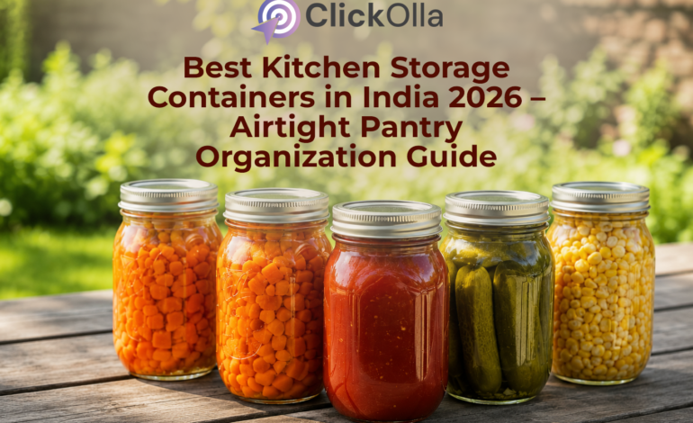 Best Kitchen Storage Containers in India 2026 – Airtight Pantry Organization Guide