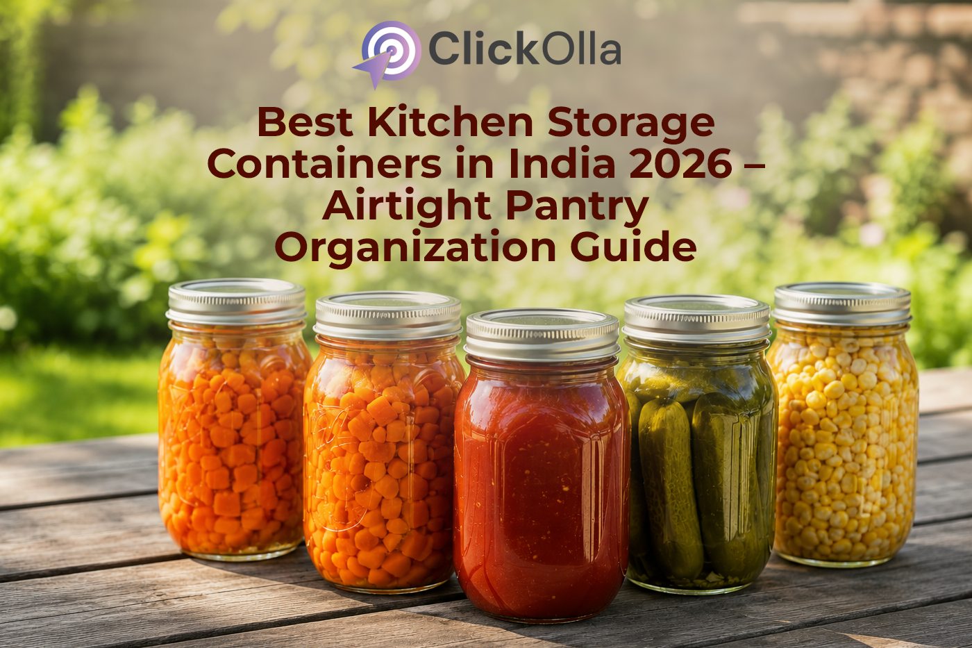 Best Kitchen Storage Containers in India 2026 – Airtight Pantry Organization Guide