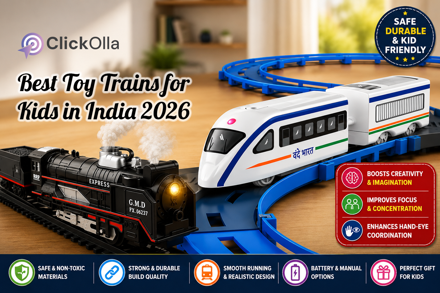 Best Toy Trains for Kids in India 2026
