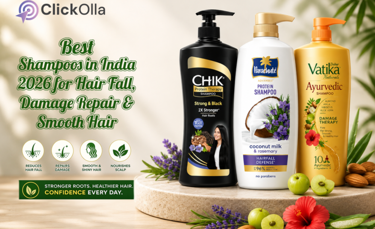 Best Shampoos in India 2026 for Hair Fall, Damage Repair & Smooth Hair