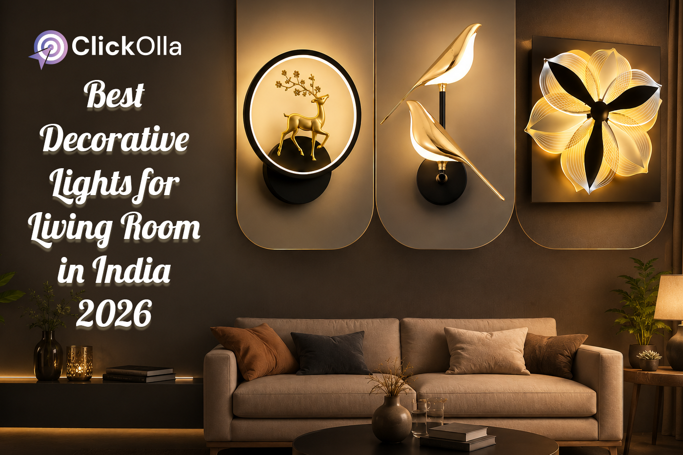 Best Decorative Lights for Living Room in India 2026