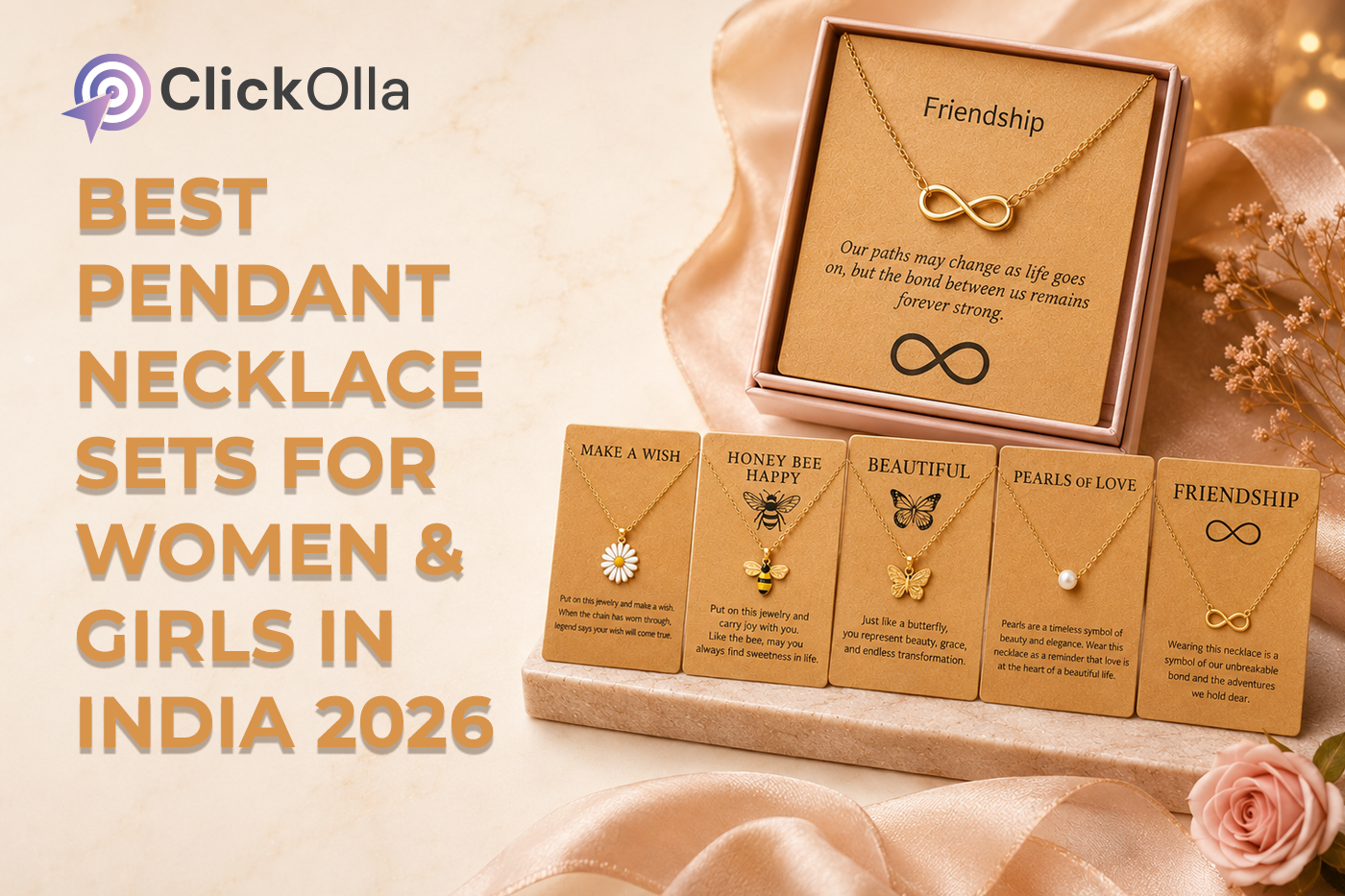 Best Pendant Necklace Sets for Women & Girls in India 2026