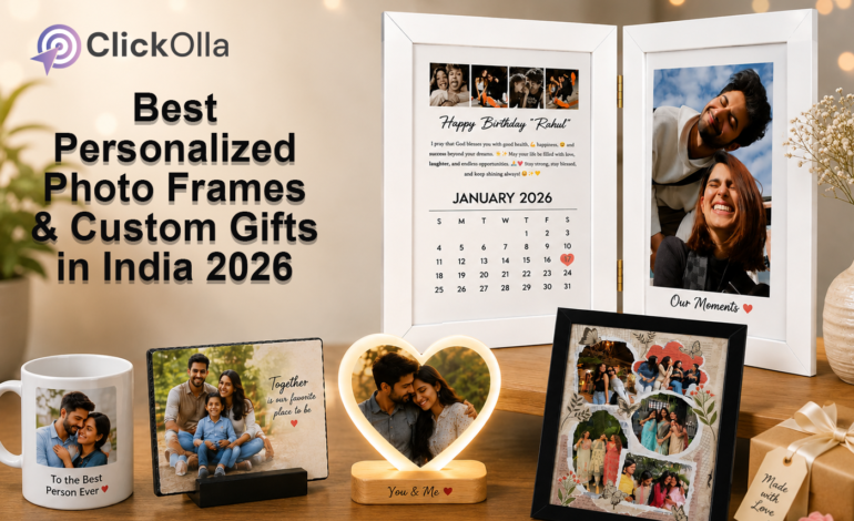Best Personalized Photo Frames & Custom Gifts in India 2026