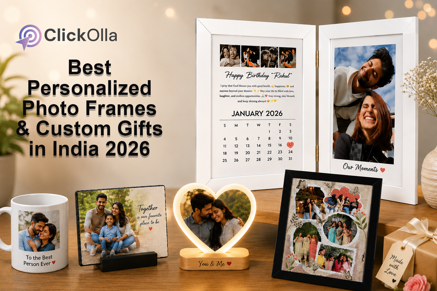 Best Personalized Photo Frames & Custom Gifts in India 2026