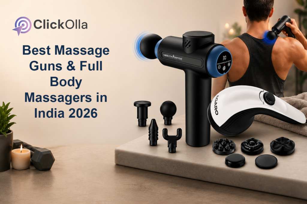 Best Massage Guns & Full Body Massagers in India 2026