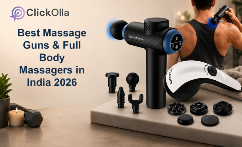 Best Massage Guns & Full Body Massagers in India 2026