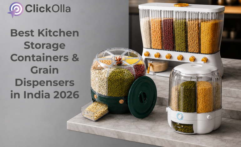 Best Kitchen Storage Containers & Grain Dispensers in India 2026