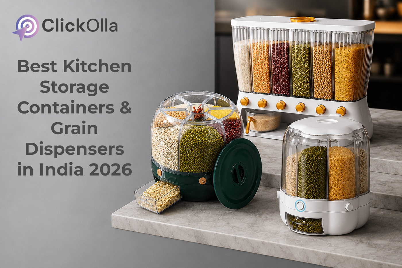 Best Kitchen Storage Containers & Grain Dispensers in India 2026