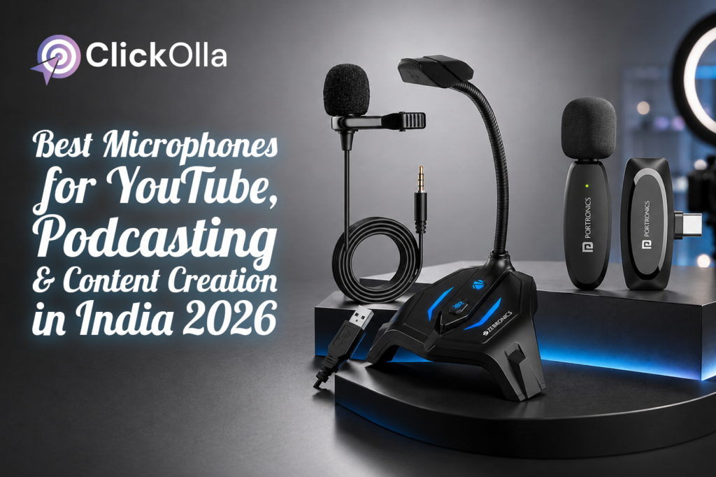 Best Microphones for YouTube, Podcasting & Content Creation in India 2026