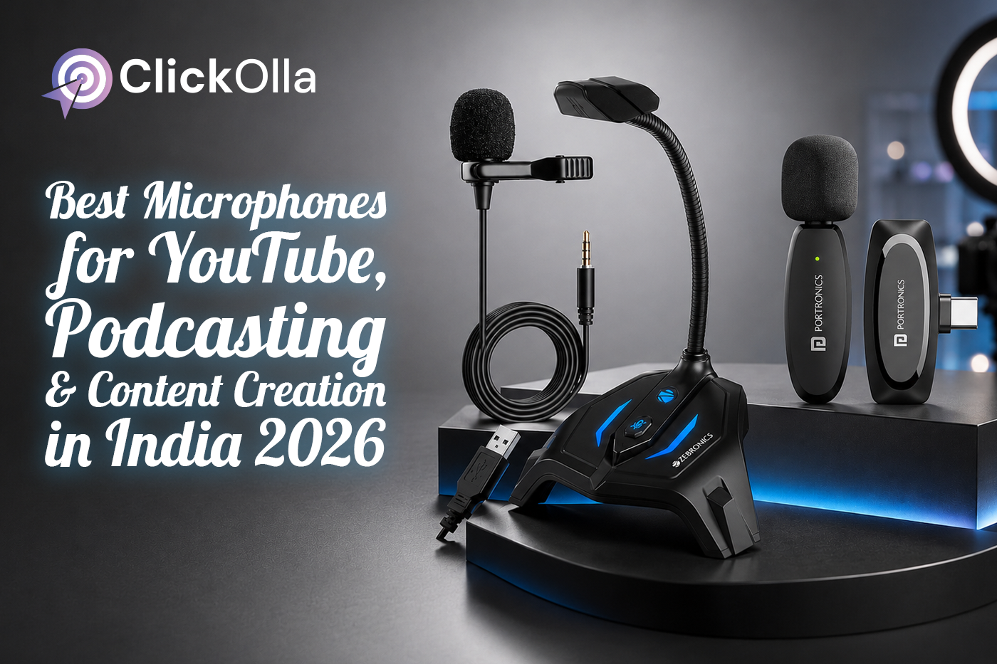 Best Microphones for YouTube, Podcasting & Content Creation in India 2026