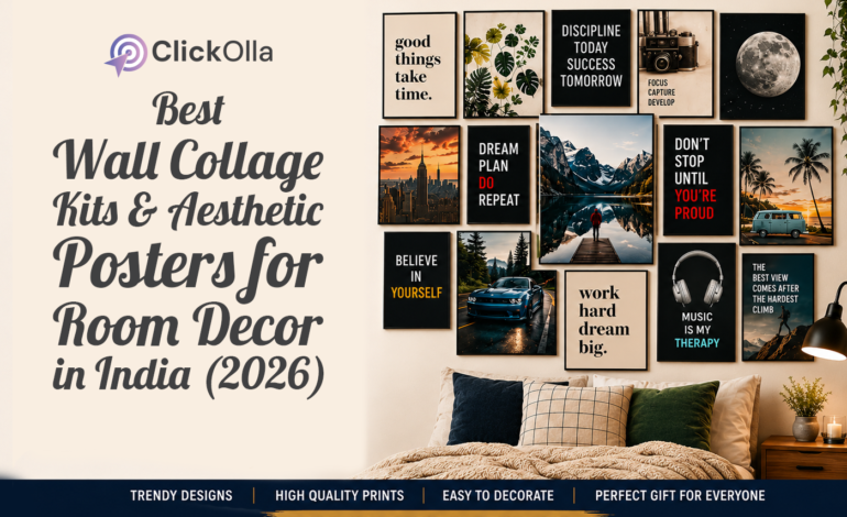 Best Wall Collage Kits & Aesthetic Posters for Room Decor in India (2026)