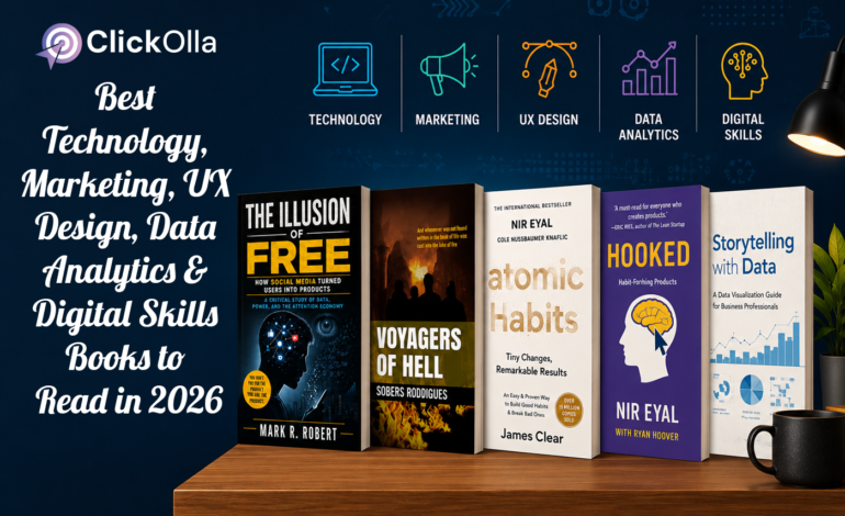 Best Technology, Marketing, UX Design, Data Analytics & Digital Skills Books to Read in 2026
