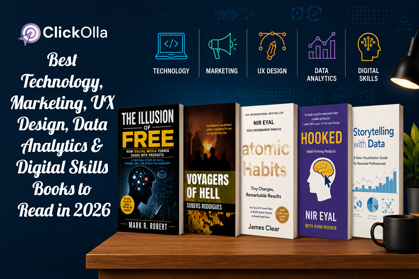 Best Technology, Marketing, UX Design, Data Analytics & Digital Skills Books to Read in 2026