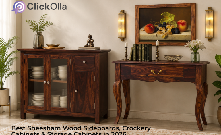 Best Sheesham Wood Sideboards, Crockery Cabinets & Storage Cabinets in 2026