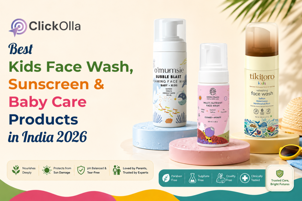 Best Kids Face Wash, Sunscreen & Baby Care Products in India 2026