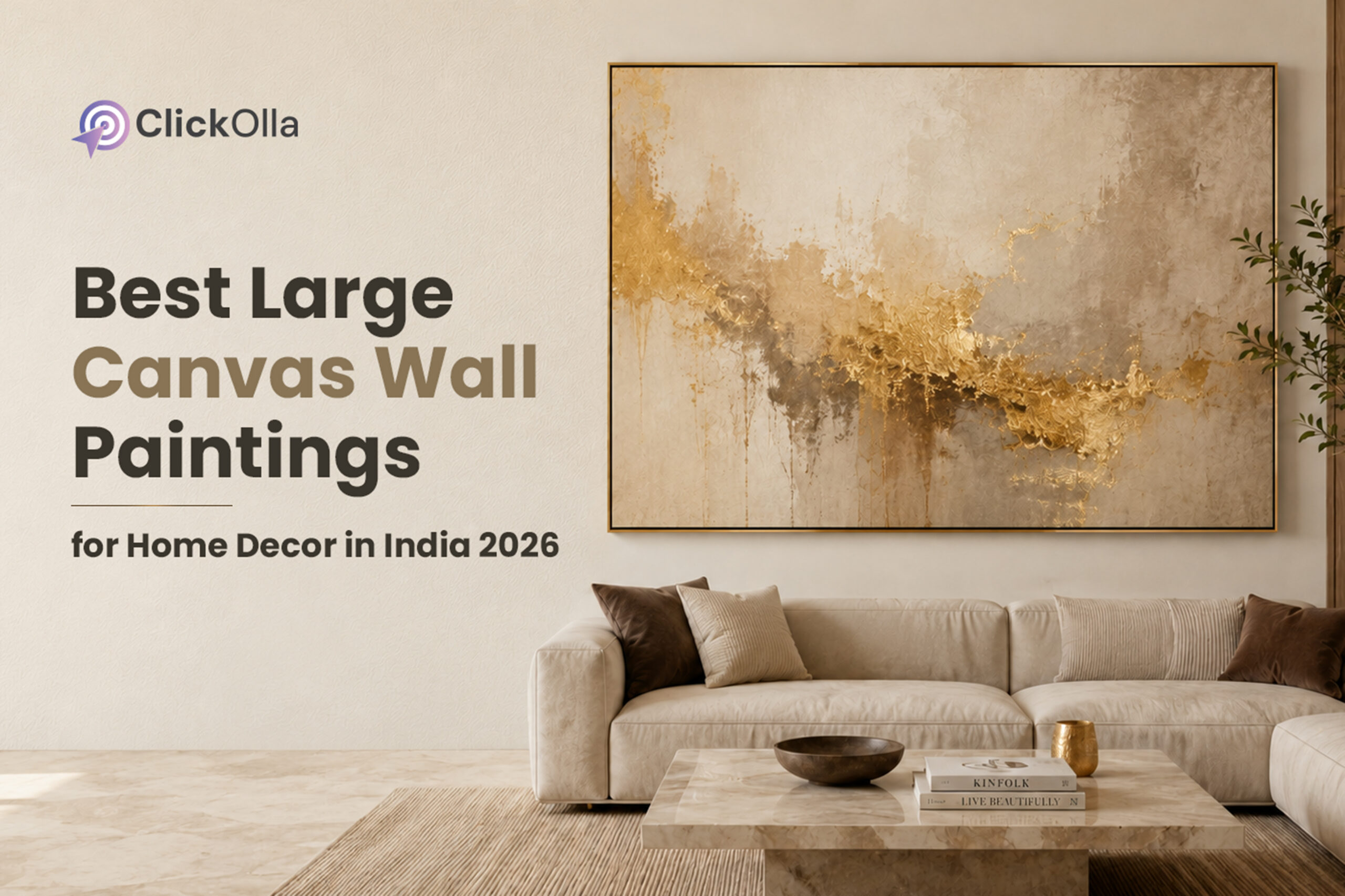 Best Large Canvas Wall Paintings for Home Décor in India 2026