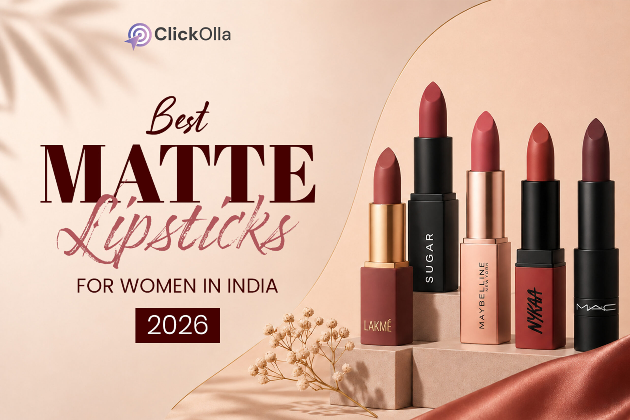 Best Matte Lipsticks for Women in India 2026
