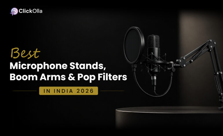Best Microphone Stands, Boom Arms & Pop Filters in India 2026