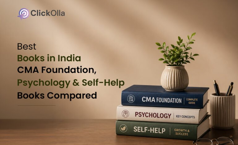 Best Books in India CMA Foundation, Psychology & Self-Help Books Compared