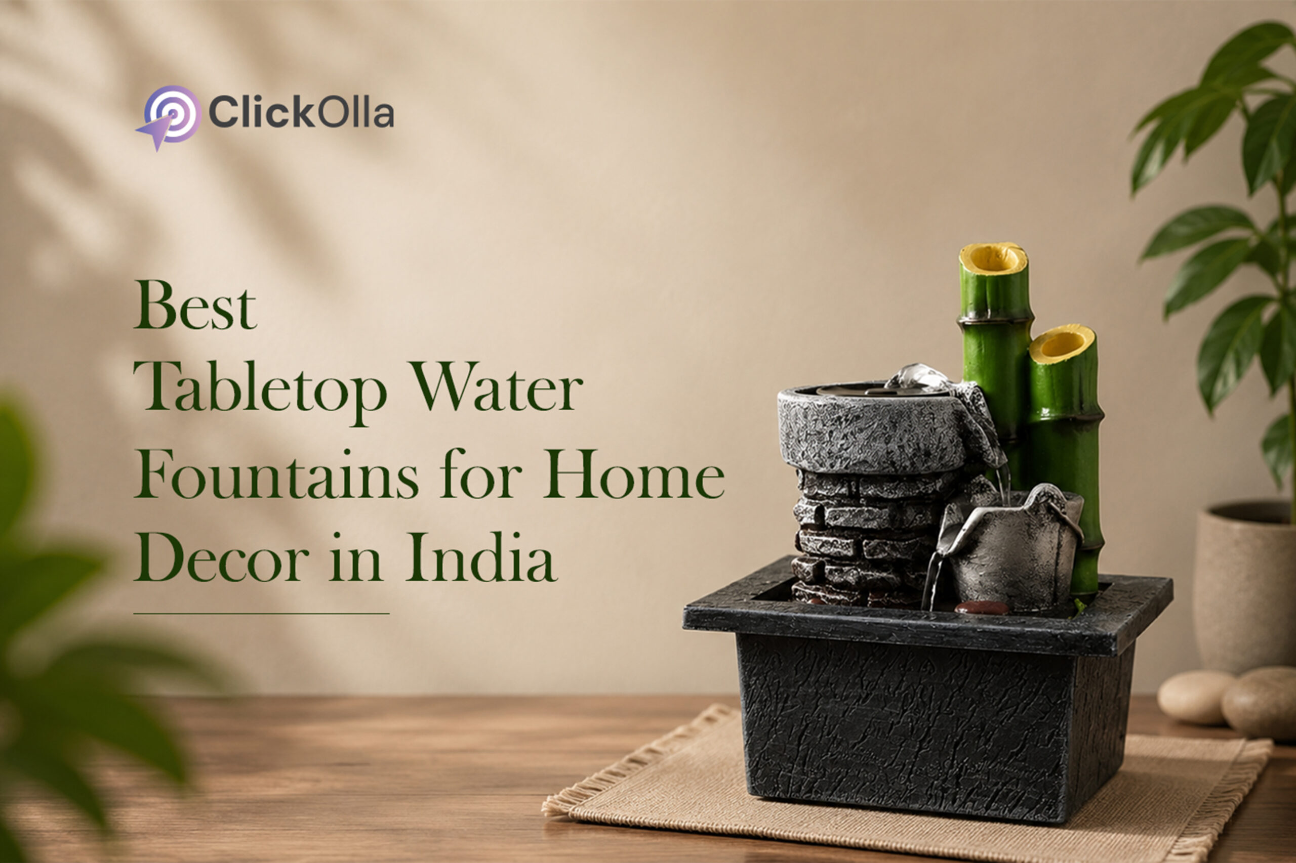 Best Tabletop Water Fountains for Home Decor in India