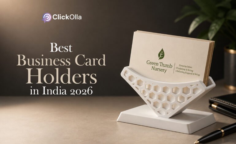 Best Business Card Holders in India (2026)