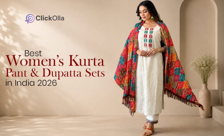 Best Women’s Kurta Pant & Dupatta Sets in India (2026)