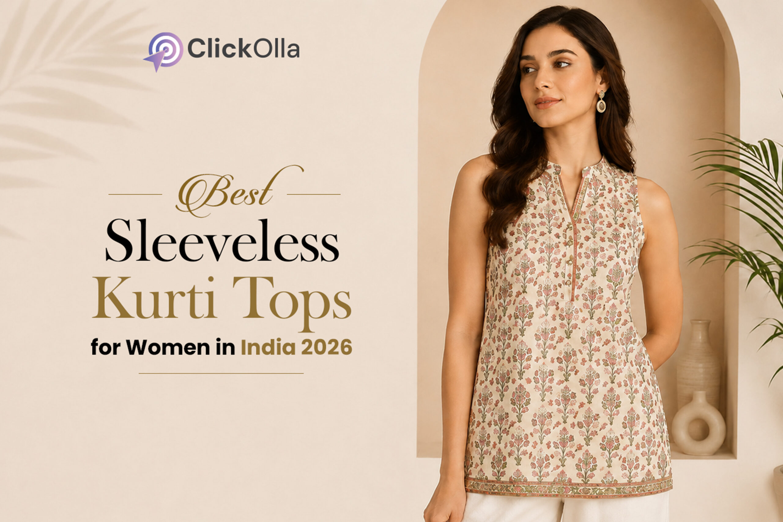Best Sleeveless Kurti Tops for Women in India 2026