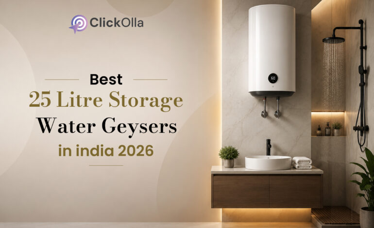 Best 25 Litre Storage Water Geysers in India 2026